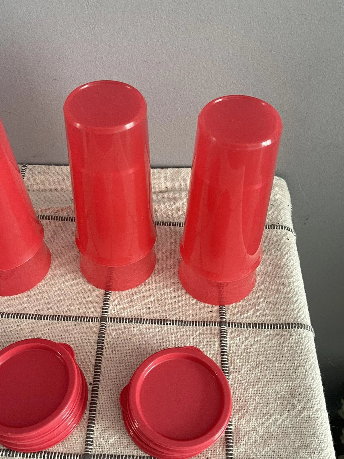 Set of 6 Stacking Tumbler 9 Oz Tupperware 6377A-1 With Lids | eBay