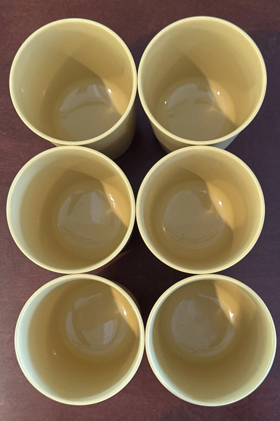 Vintage Tupperware Harvest Gold 6 oz Tumblers Cups #1251 Set of 6 Plastic | eBay