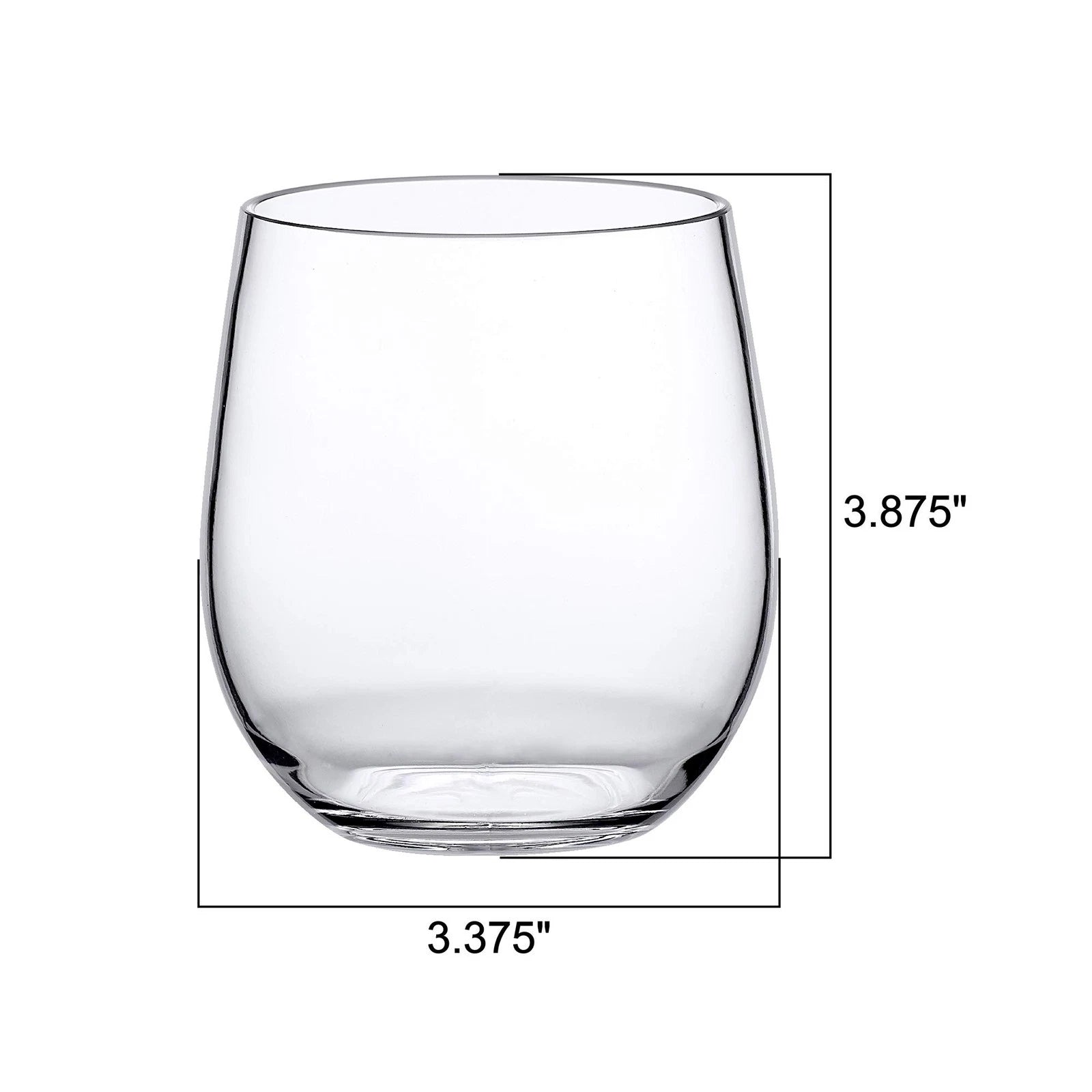 - Cindy - 14-Ounce Unbreakable Tritan Wine Glasses (Set of 6), Plastic Stemle... | eBay
