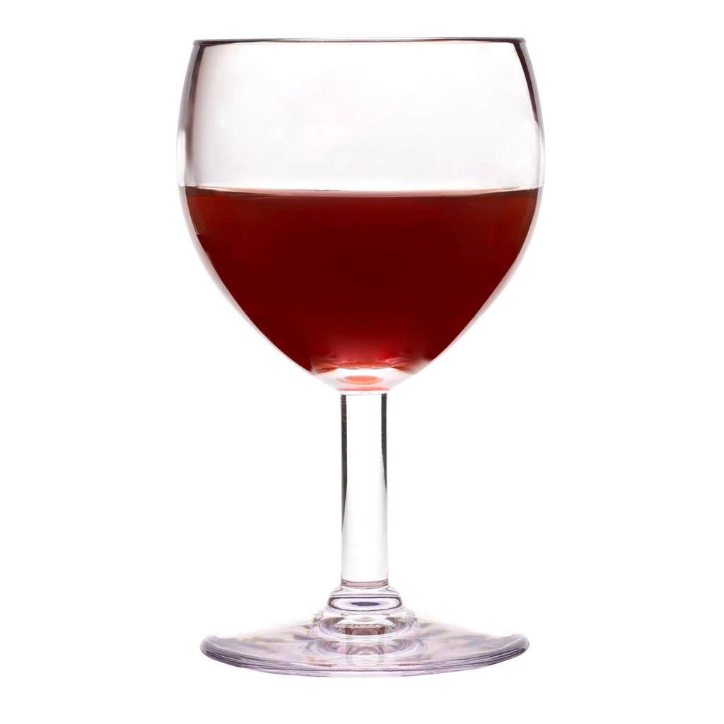 Shatterproof Plastic Wine Glasses, 6 oz, Set of 4, Heavy-Duty, BPA Free, Clear | eBay