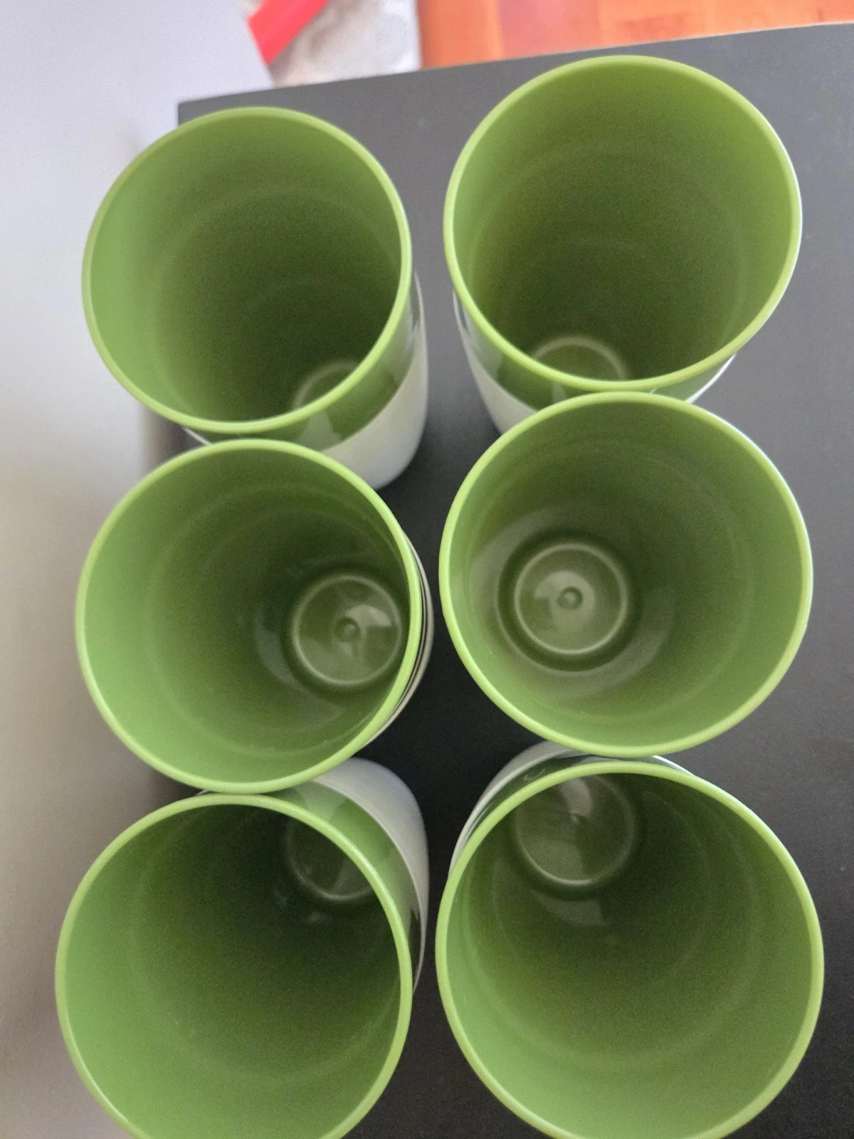 Raffiaware by Thermo-Temp Drink Tumblers Avocado Green Vintage Set of 6 - Set #2 | eBay