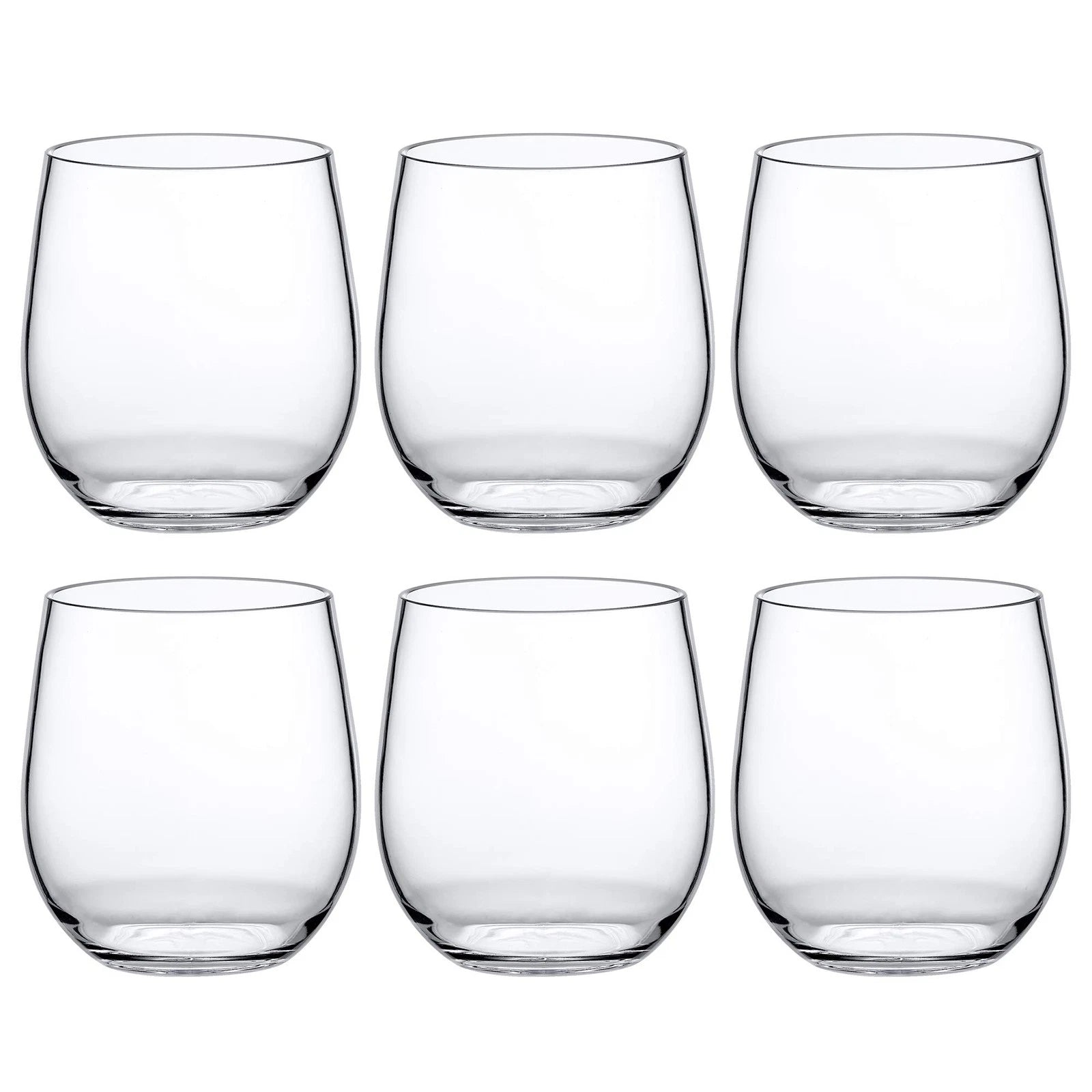 - Cindy - 14-Ounce Unbreakable Tritan Wine Glasses (Set of 6), Plastic Stemle... | eBay
