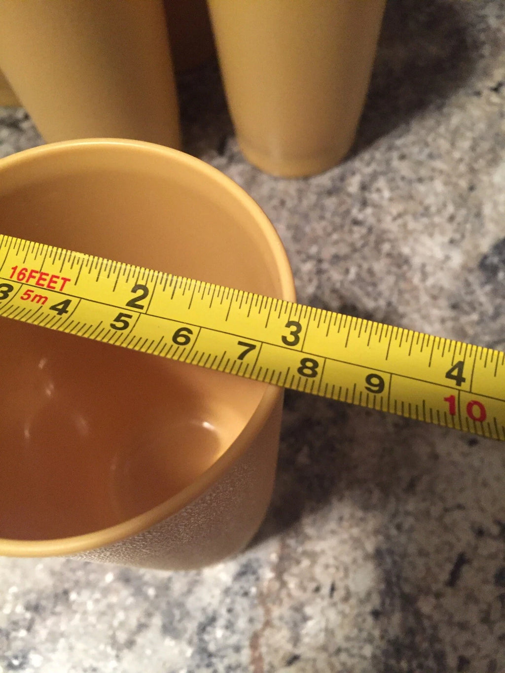 Vintage Tupperware Tumblers Drinking Glasses 12 Oz Harvest Gold Set of 6 Perf | eBay