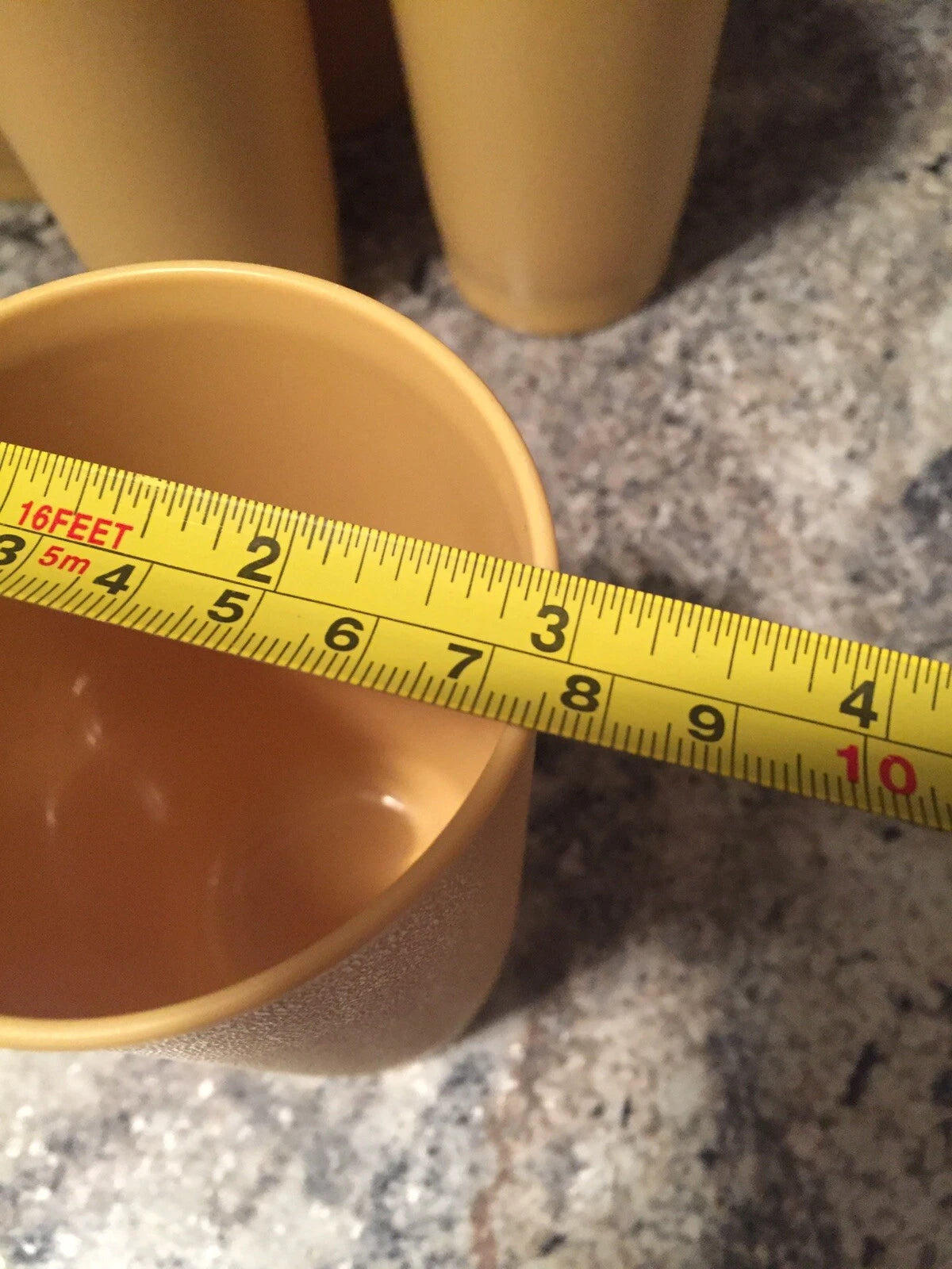 Vintage Tupperware Tumblers Drinking Glasses 12 Oz Harvest Gold Set of 6 Perf | eBay