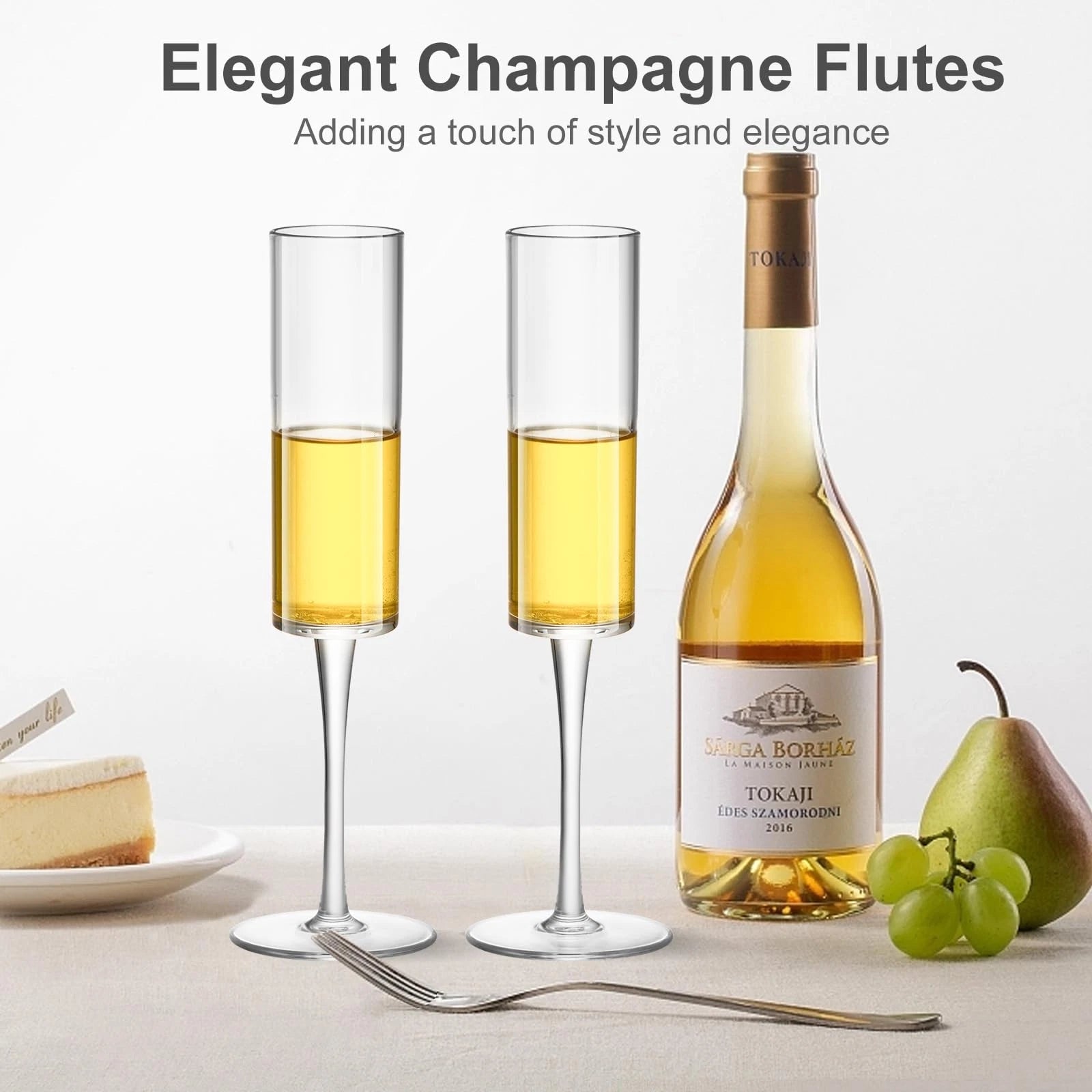 Set of 12 Unbreakable Plastic Champagne Flutes, 6 oz Toasting Glasses | eBay
