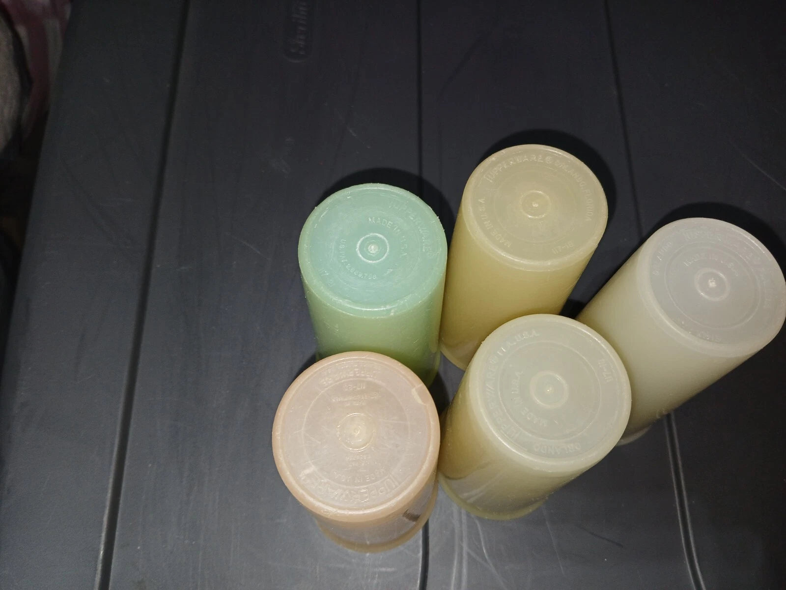 Set of 5 VTG Tupperware 117 Stackable Pastel Juice Glasses Tumblers 6 oz. | eBay