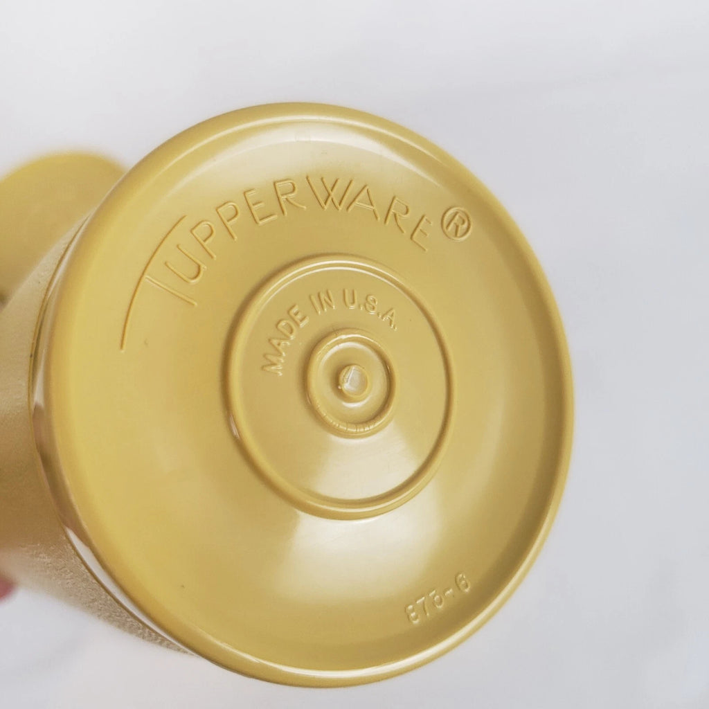 Vintage Tupperware Lot of 6 Tumblers 12 oz Drinking Cups Harvest Gold #873 NOS | eBay