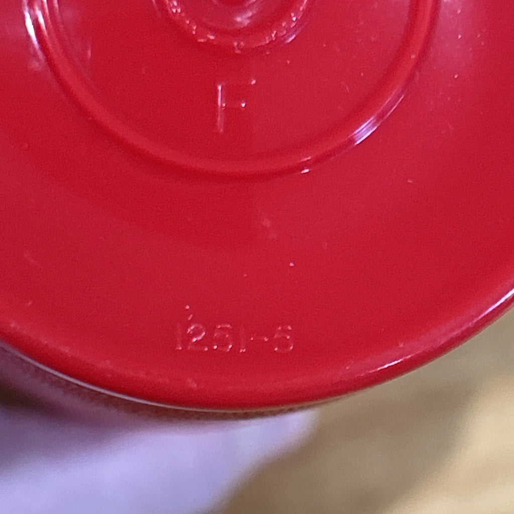 Vintage Red Tupperware Tumblers 6 oz #1251 Set of 4 + 1 Lid Juice Cups | eBay