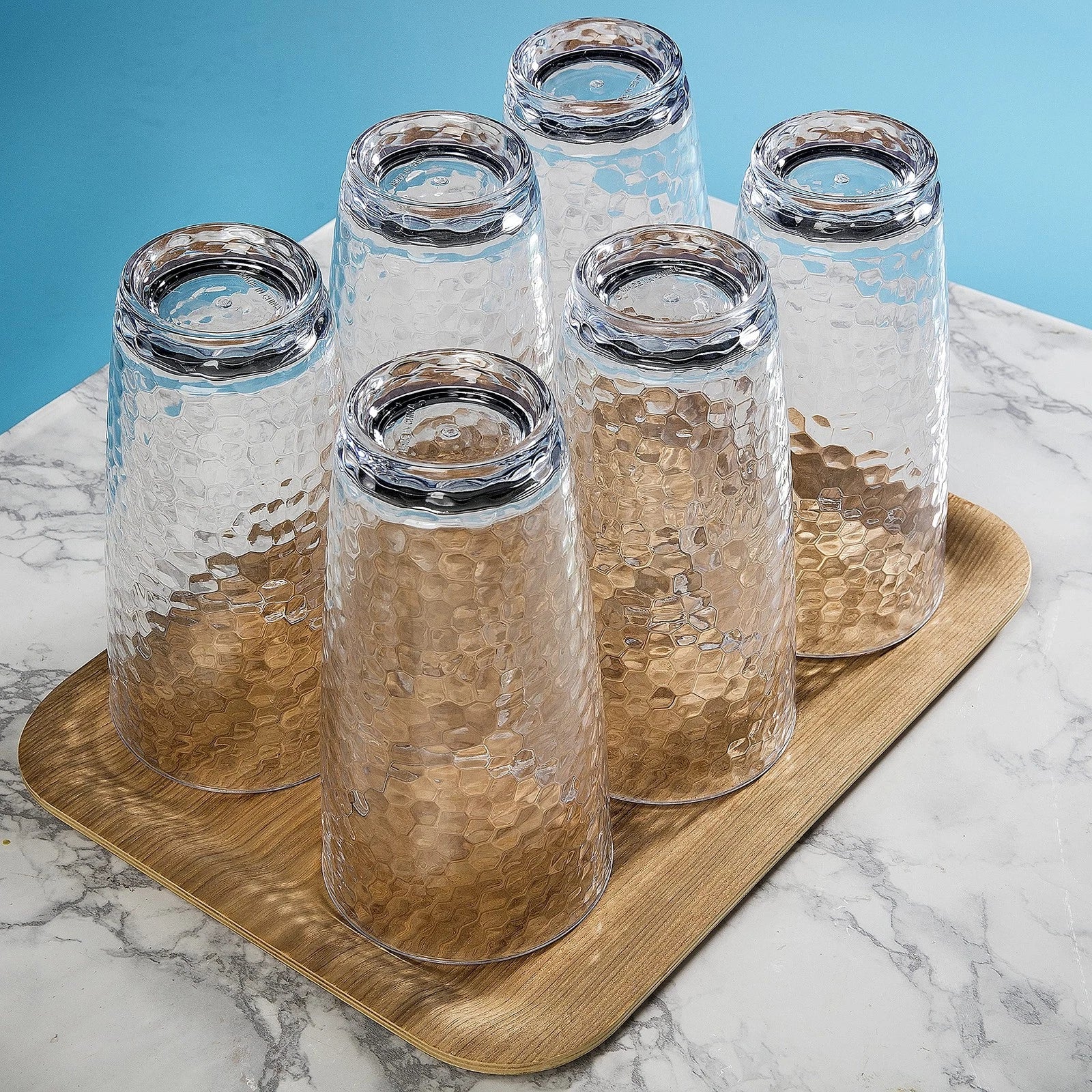 Unbreakable Plastic Tumbler Cups, Set of 6, Large Water Tumbler Set, 25 oz Hi... | eBay