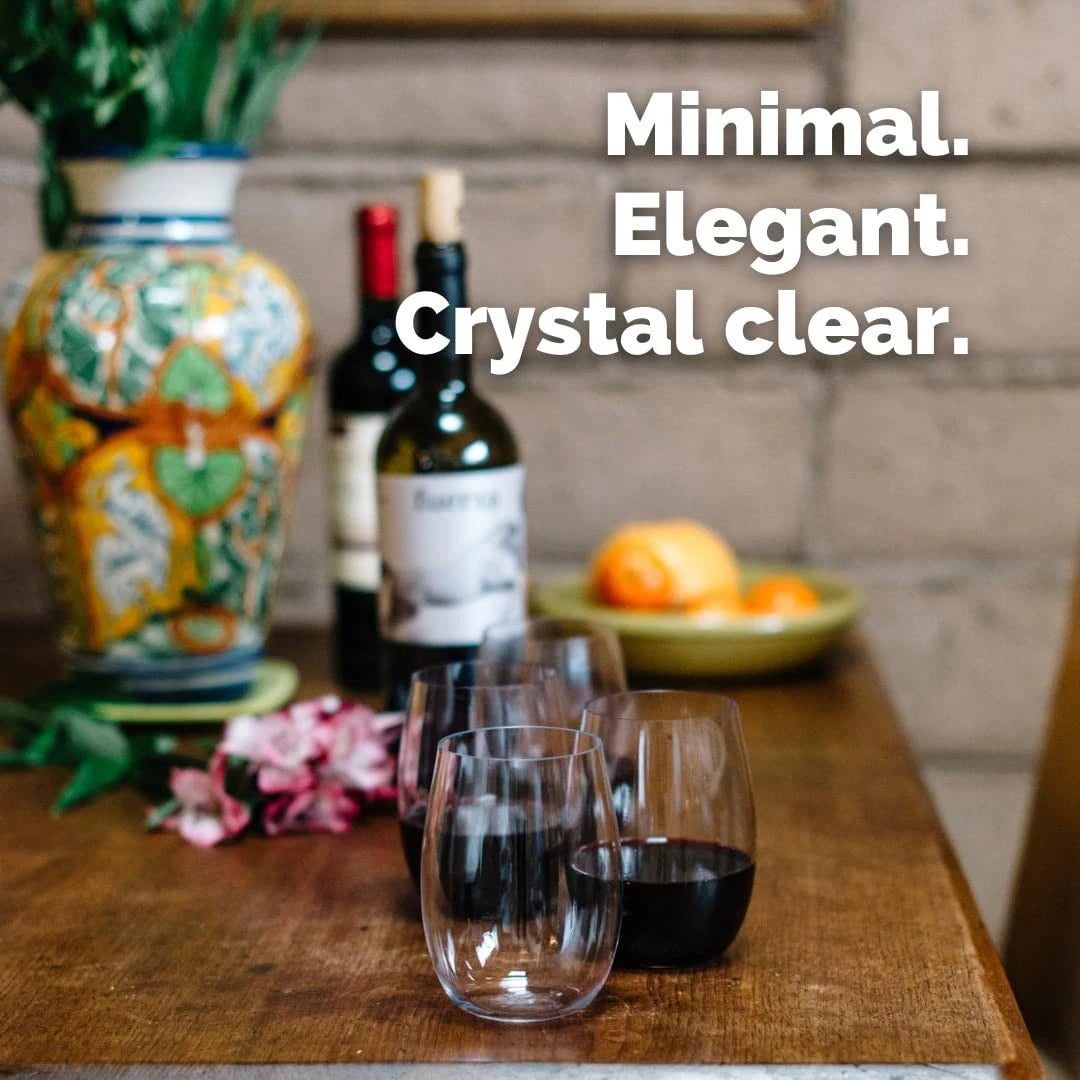 Outdoor Wine Glasses Stemless (20oz) | Set of 6 | Unbreakable Tritan Plastic ... | eBay