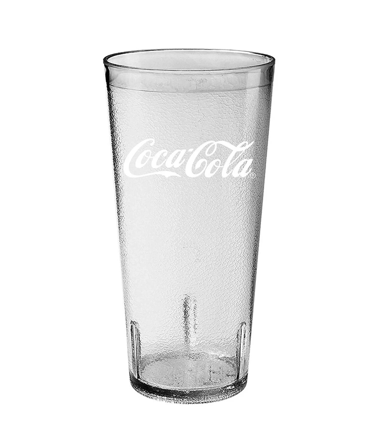 6-Coca Cola Clear Durable Plastic Restaurant Textured Tumblers Soda Cups 24 Oz | eBay