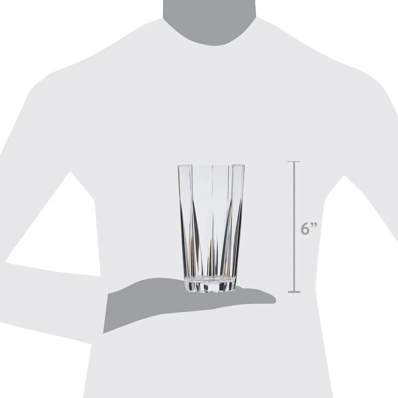 Stackable Clear Acrylic Tumblers Unbreakable Drinkware Set of 12 Home Parties US | eBay