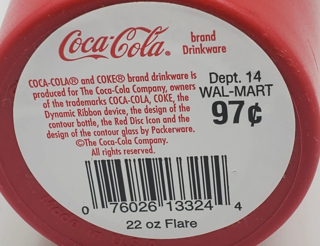 Vintage 2004 Coca Cola Collection Red Plastic Cup Tumblers Coke 7” Set of 6 | eBay