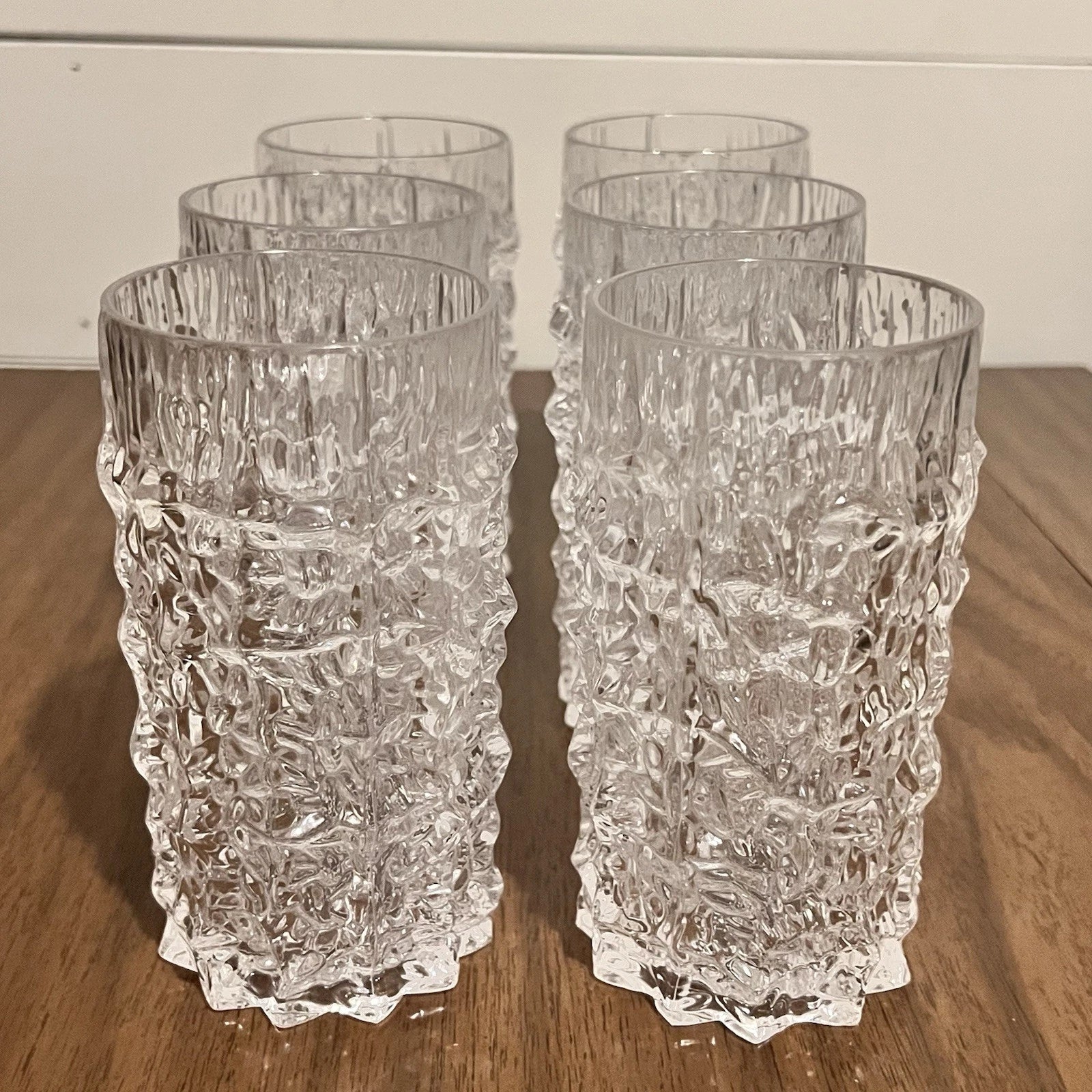 Stotter & Norse Snow Crystal Acrylic Tumblers – Set of 6 – MCM Barware | eBay