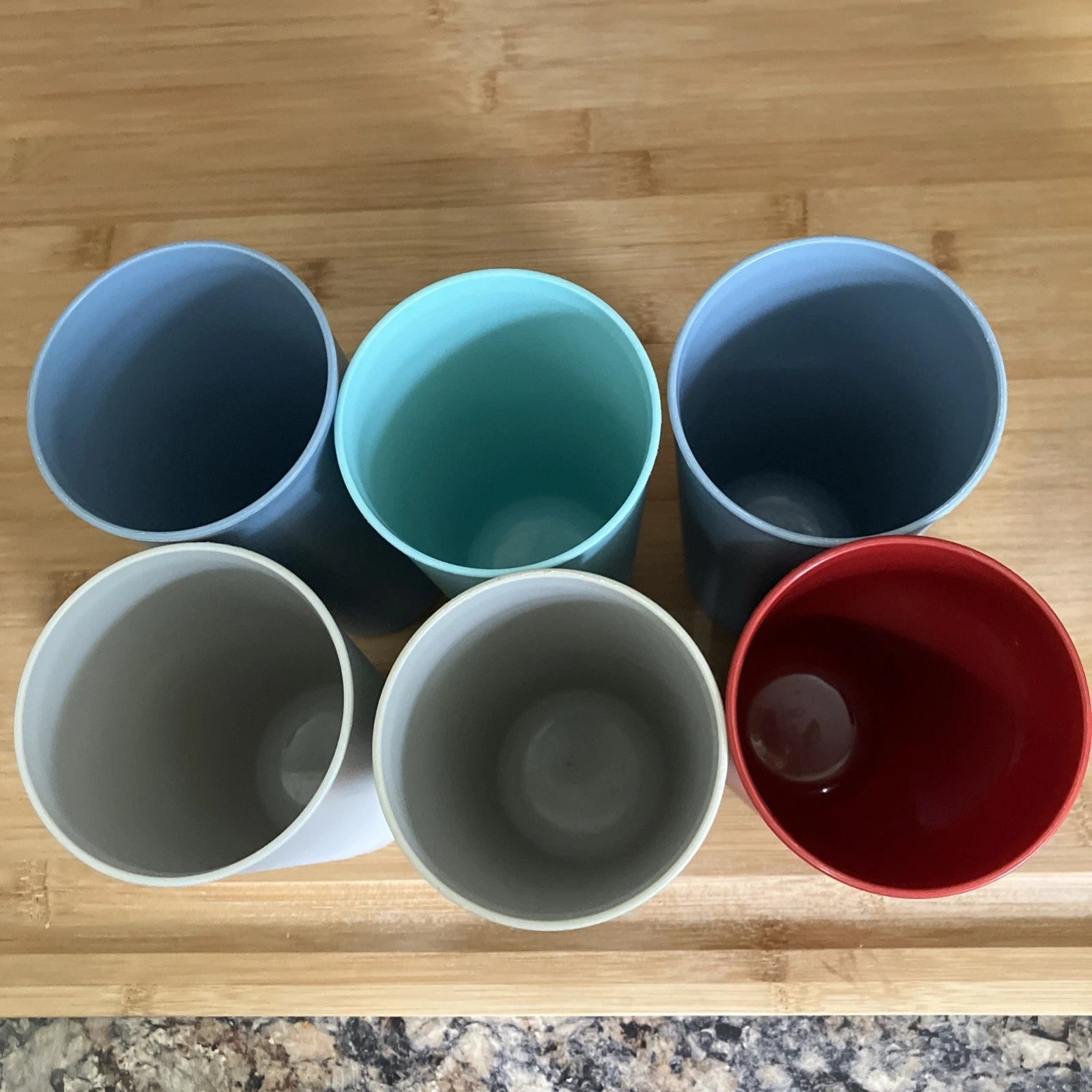 Tupperware Drink Beverage Tumblers Glasses 1348 Set of 6 Vintage Stackable 16 Oz | eBay
