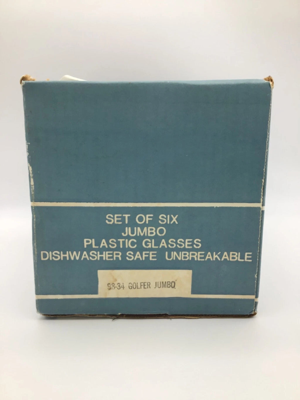 Stotter Golf Theme Large Plastic Glasses Set Of 6 New In Original Box 20 Ounce | eBay