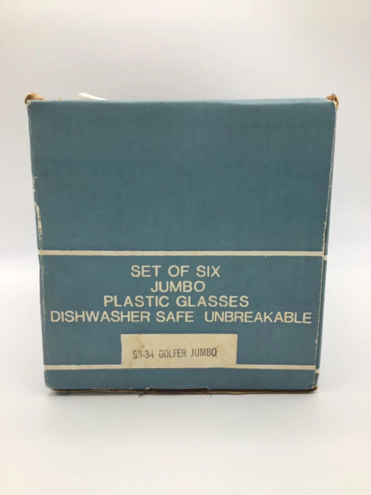 Stotter Golf Theme Large Plastic Glasses Set Of 6 New In Original Box 20 Ounce | eBay