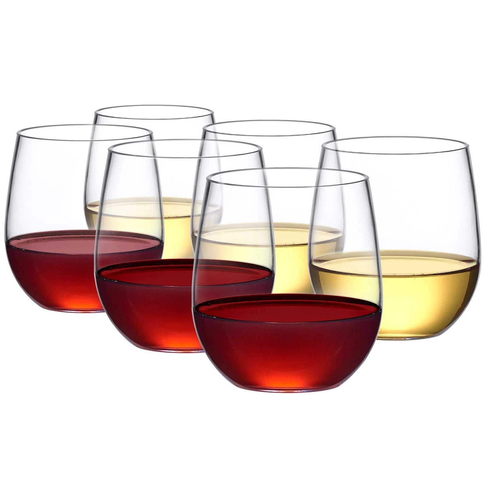 - Cindy - 14-Ounce Unbreakable Tritan Wine Glasses (Set of 6), Plastic Stemle... | eBay