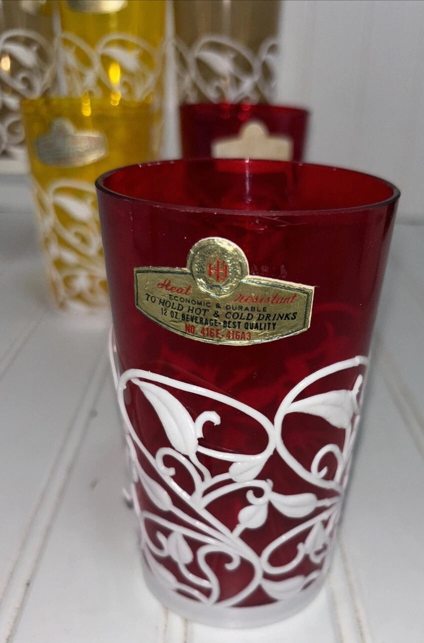 New Vintage cocktail tumblers, KH Hong Kong plastic tumblers, retro barware | eBay