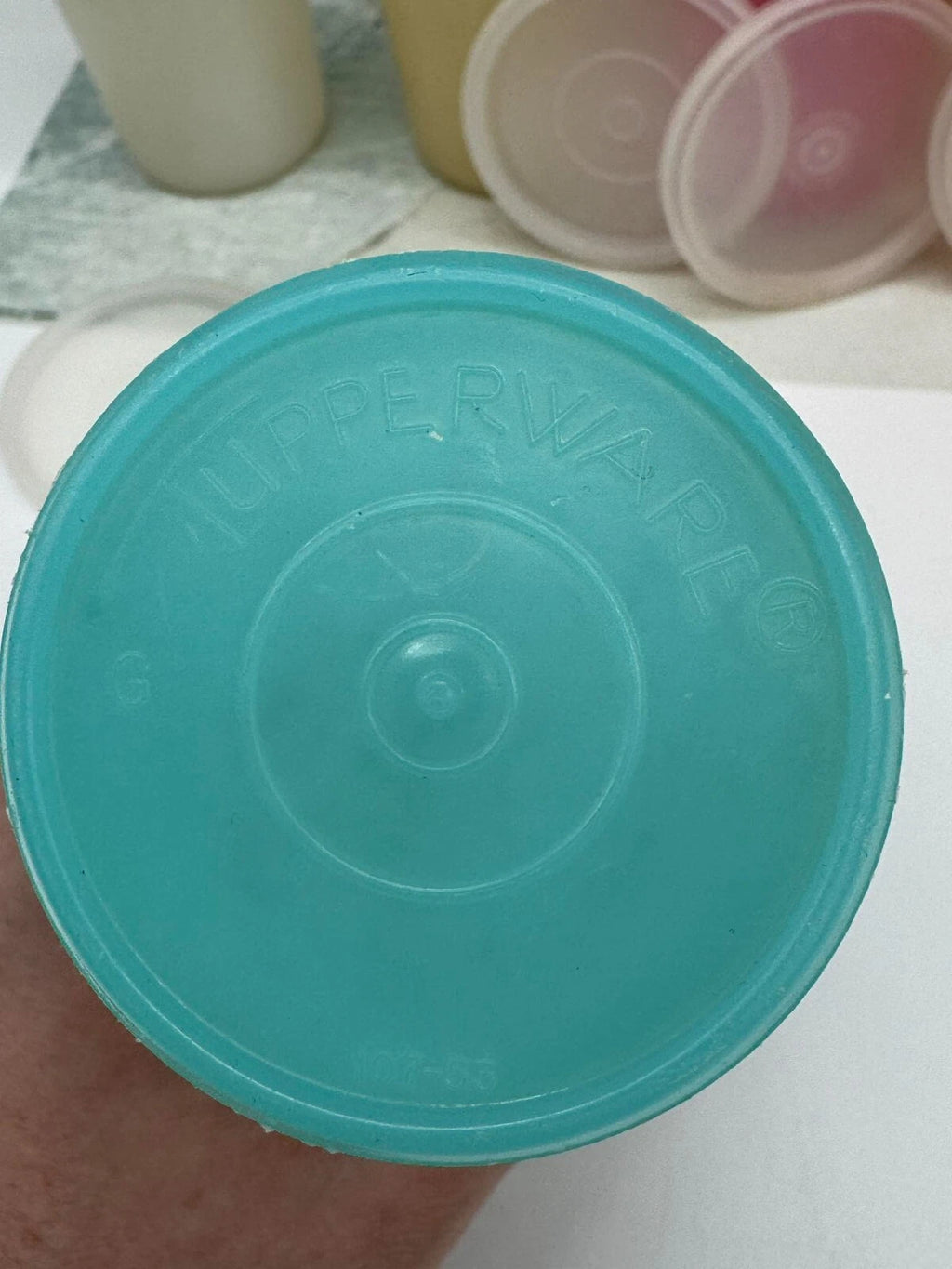 Vintage Tupperware 107-53 Drinking Glasses Tumblers Pastel Stacking Set 7 w/ Lid | eBay