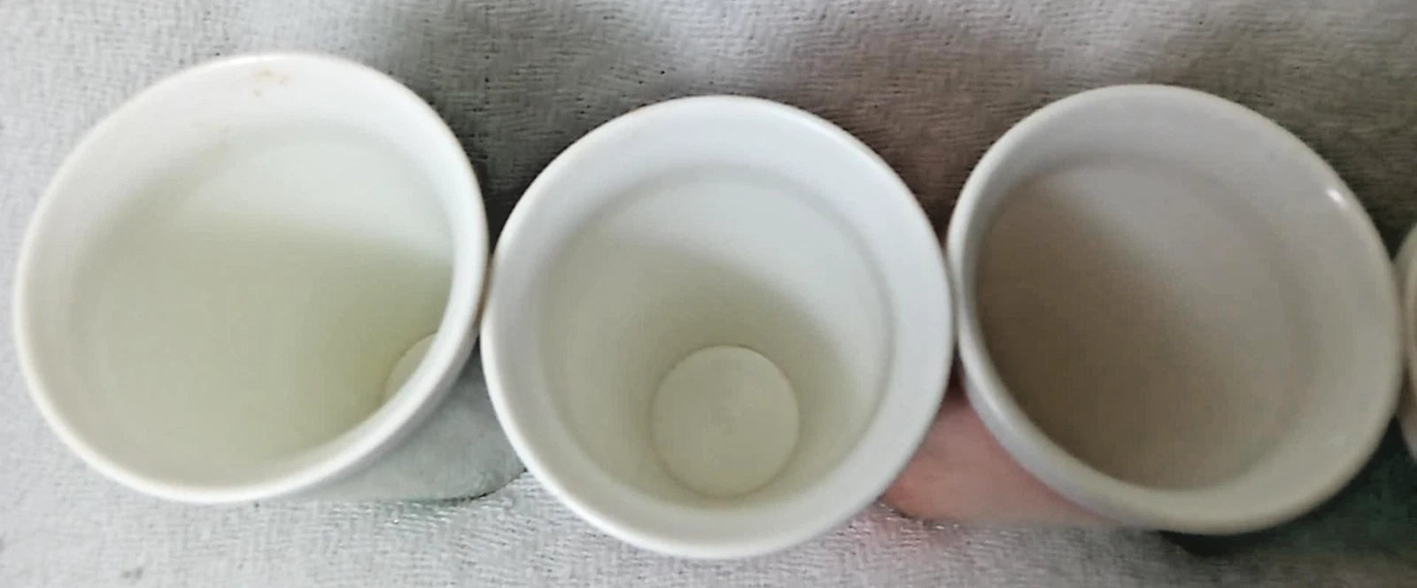 Set of 6 Pc. Vtg. MCM Raffia Multicolor Burlap Insulated 6" Beverage Tumblers | eBay