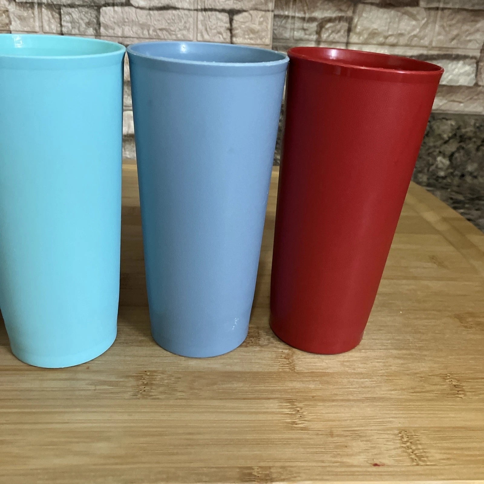 Tupperware Drink Beverage Tumblers Glasses 1348 Set of 6 Vintage Stackable 16 Oz | eBay