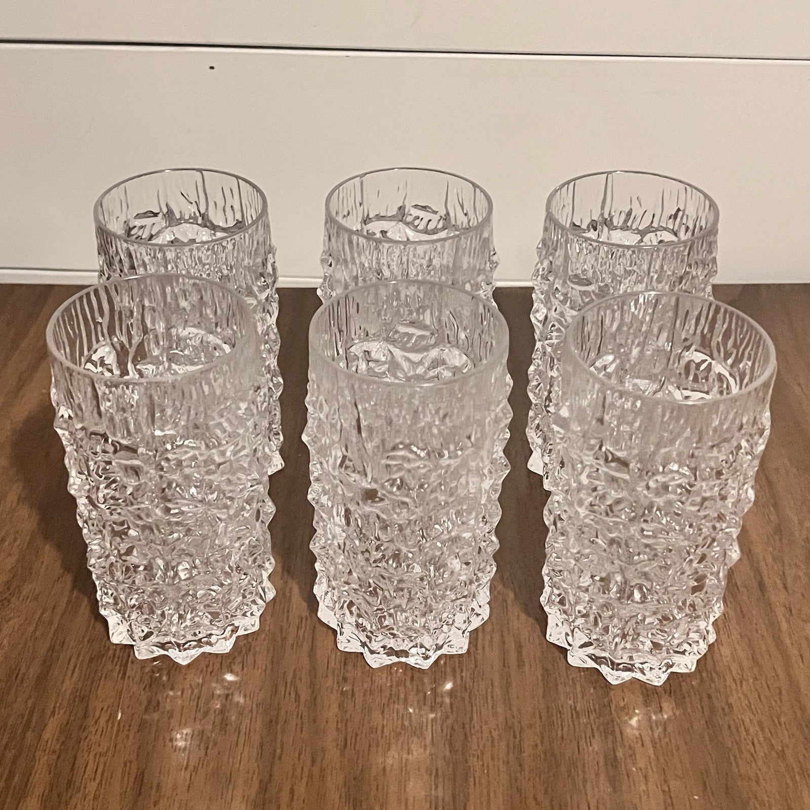 Stotter & Norse Snow Crystal Acrylic Tumblers – Set of 6 – MCM Barware | eBay