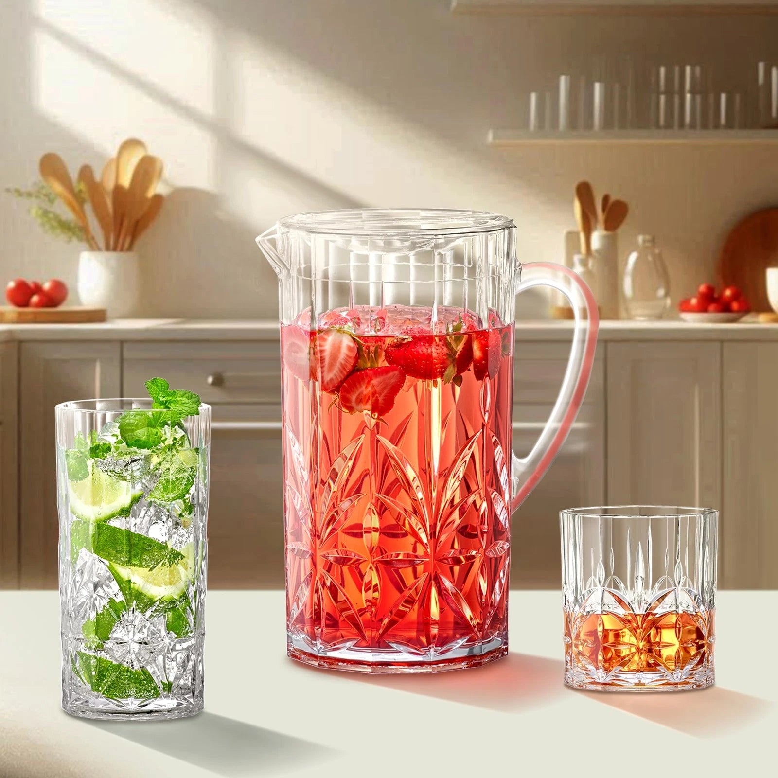 - Whitney - 14-Ounce Plastic Whiskey Glasses (Set of 6), Plastic Wine Glasses... | eBay