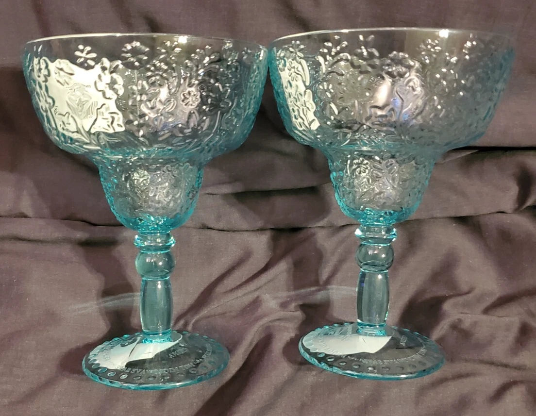The Pioneer Woman 17oz Embossed Tritan Ditsy Margarita Cocktail Glass - Set of 2 | eBay