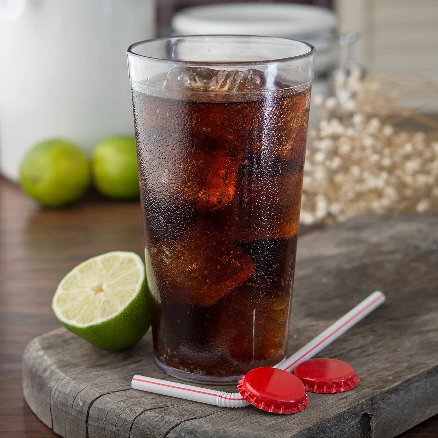 Set of 6 Stackable 16 oz Shatter-Resistant BPA-Free Tumblers – Clear & Durable | eBay