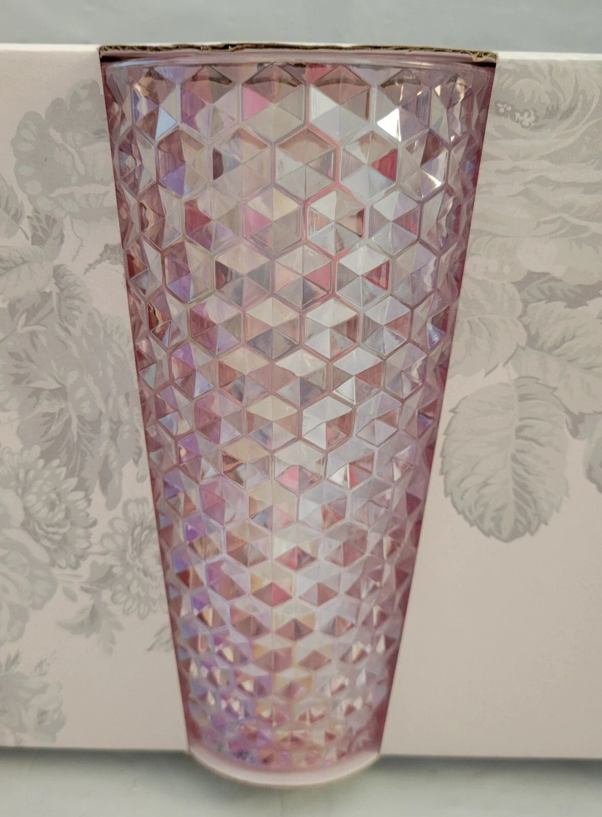 Shabby Chic 4 Pack Acrylic Drinkware Pink Studded Tumblers Cup 19 Oz BPA Free | eBay