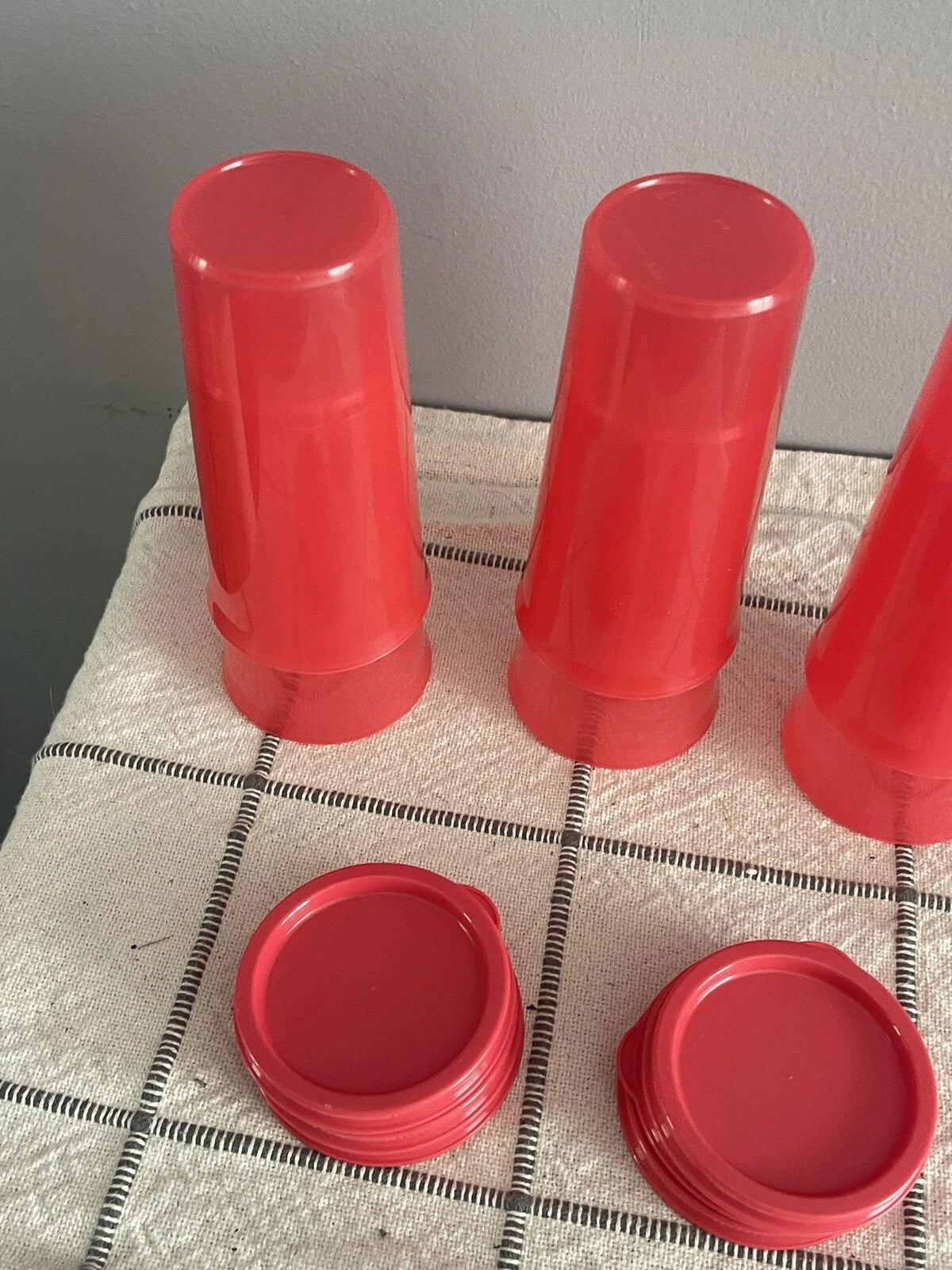 Set of 6 Stacking Tumbler 9 Oz Tupperware 6377A-1 With Lids | eBay