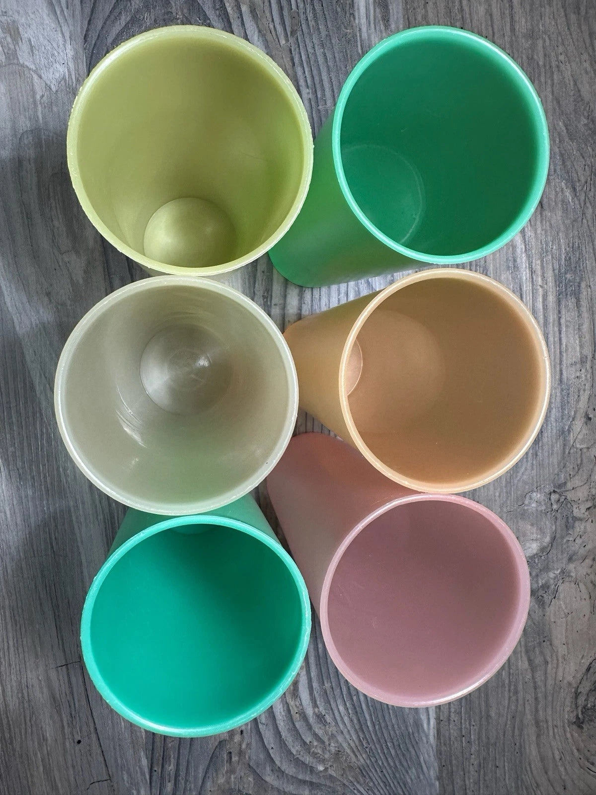 Set of 6 Vintage Pastel TUPPERWARE #107 Tall Tumbler Cups. EUC. | eBay