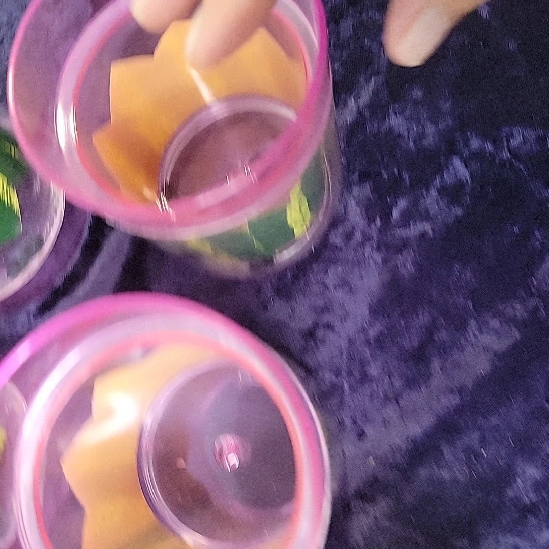Set Of 6 Vintage Watermelon Theme Plastic Stackable Cups CB 1995 | eBay