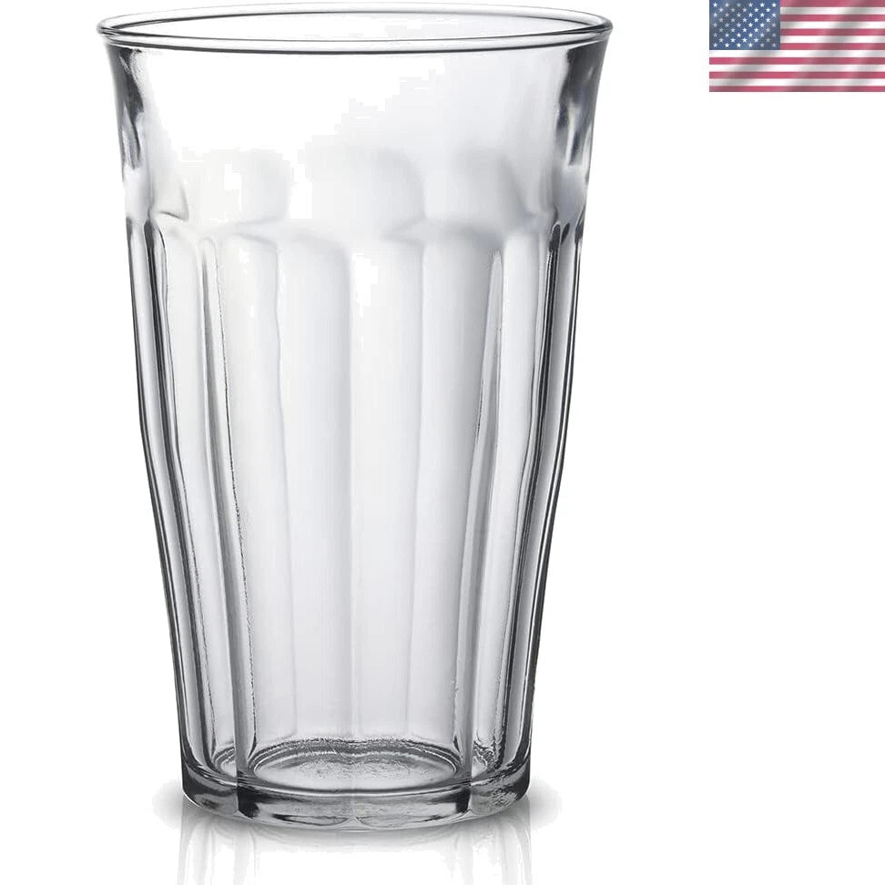 Stylish Tempered Glass Tumblers - Pack of 6 - Ideal for Hot and Cold Drinks | eBay