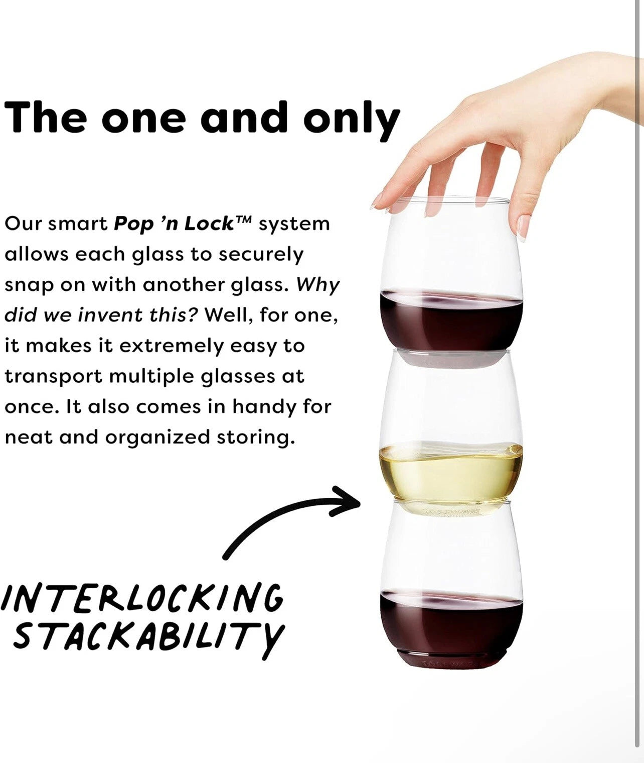 SET OF 6 TOSSWARE POP 14oz Vino, Plastic Recyclable Unbreakable & Crystal Clear | eBay