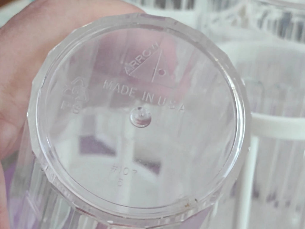 Vintage plastic drinking glasses with carrier | eBay