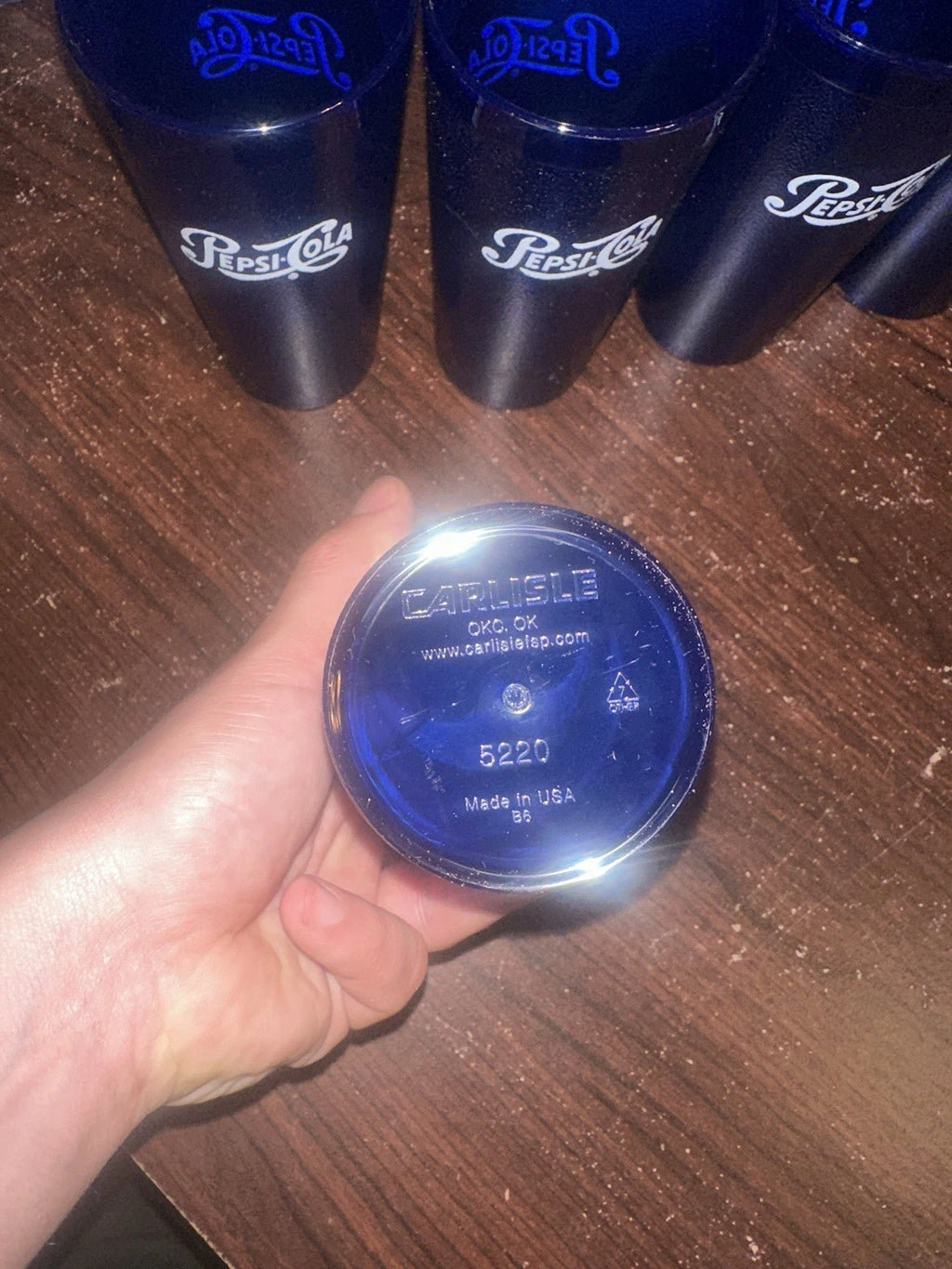 Vintage Pepsi-Cola Restaurant Cups ~ Blue ~ Carlisle #5220 ~ Lot of 6 | eBay