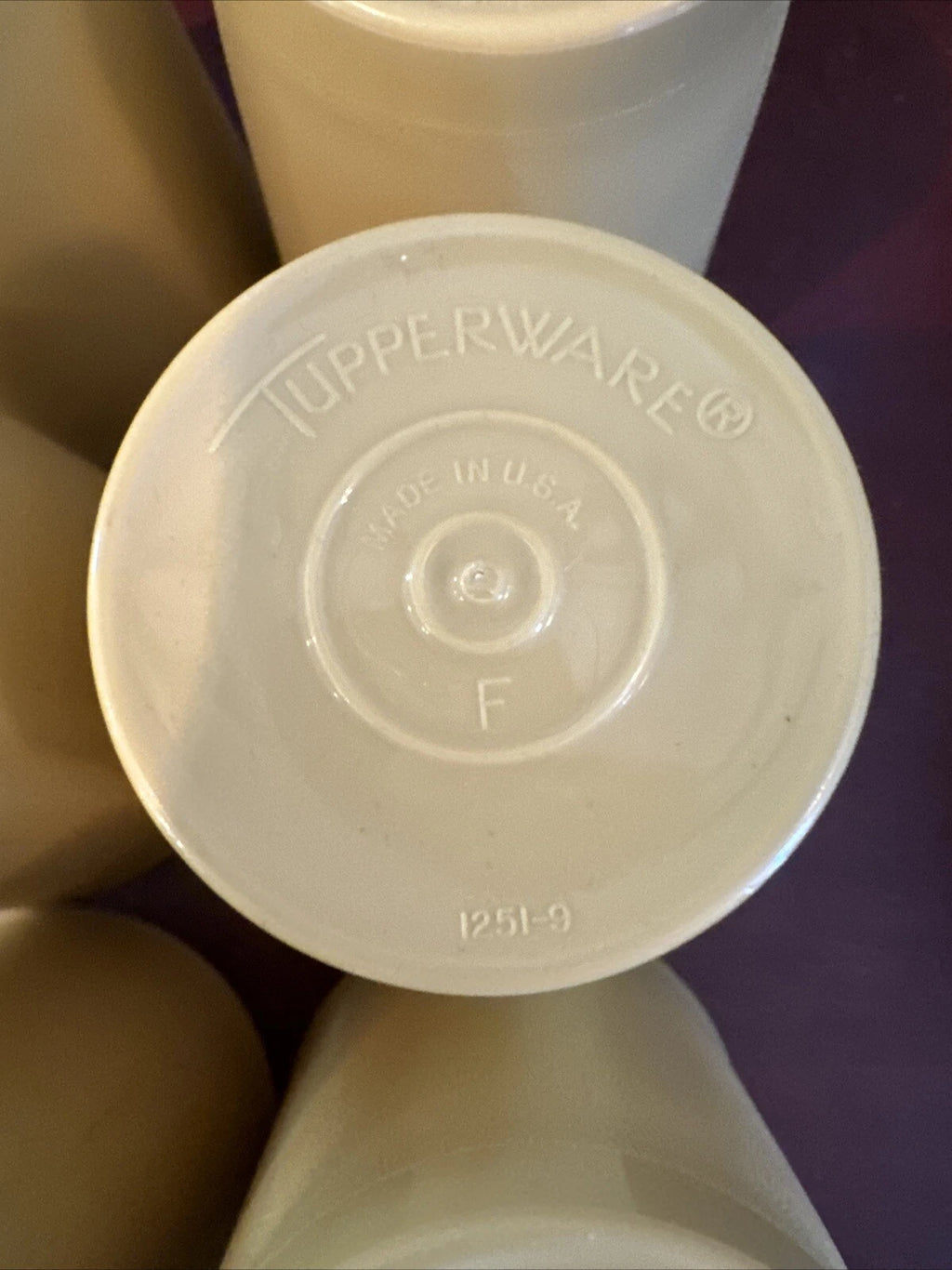 Vintage Tupperware Harvest Gold 6 oz Tumblers Cups #1251 Set of 6 Plastic | eBay