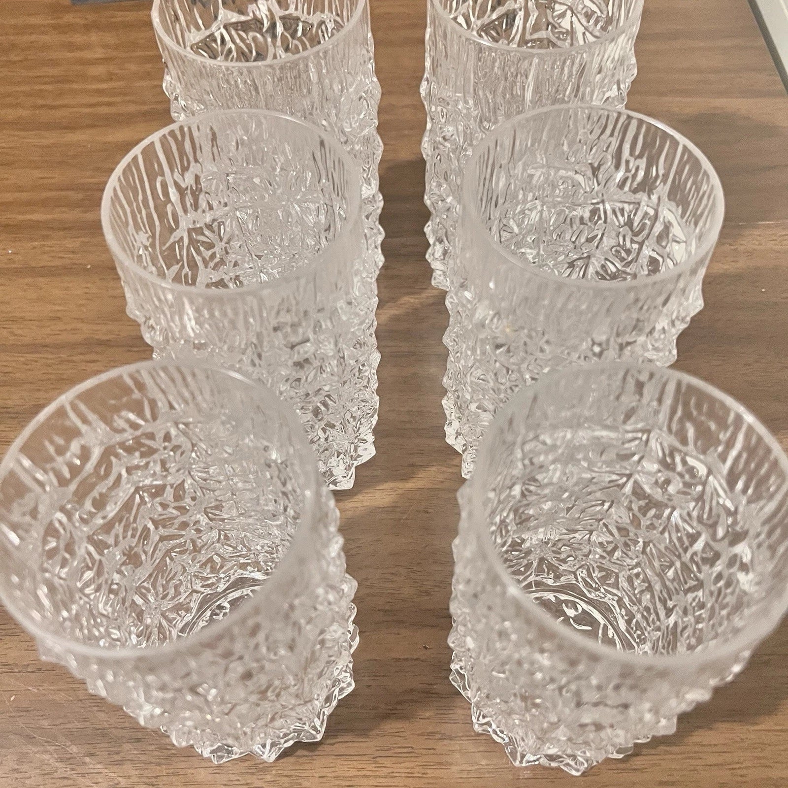 Stotter & Norse Snow Crystal Acrylic Tumblers – Set of 6 – MCM Barware | eBay