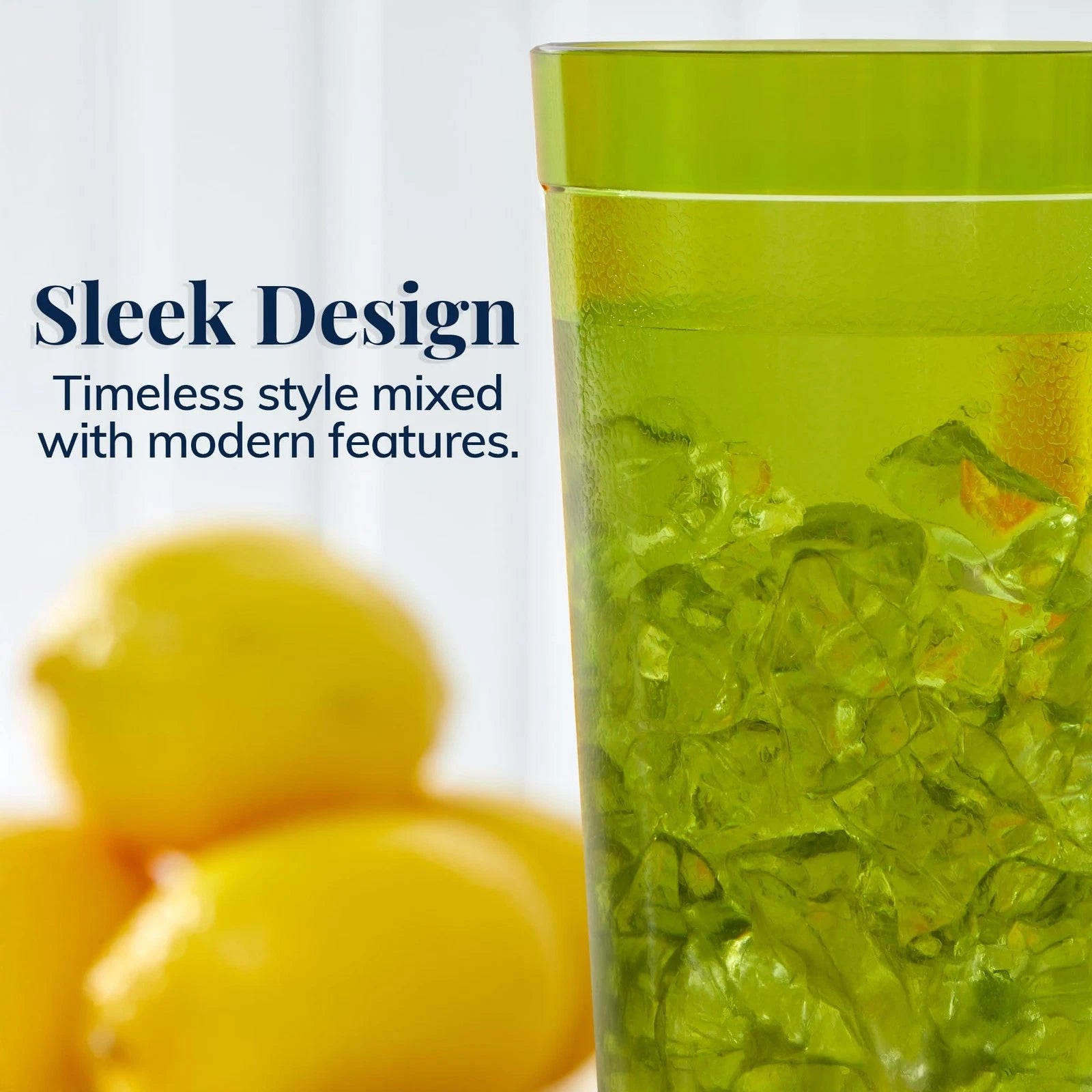 US Acrylic Cafe Plastic Reusable Tumblers (Set of 16) 20-ounce Water Cups Ass... 674894969943| eBay