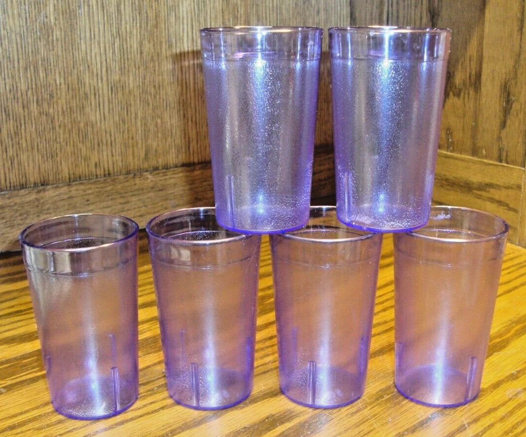 Set 6) Restaurant Tumbler 5oz Juice Beverage Cups Stackable~Break-Resistant 849 | eBay