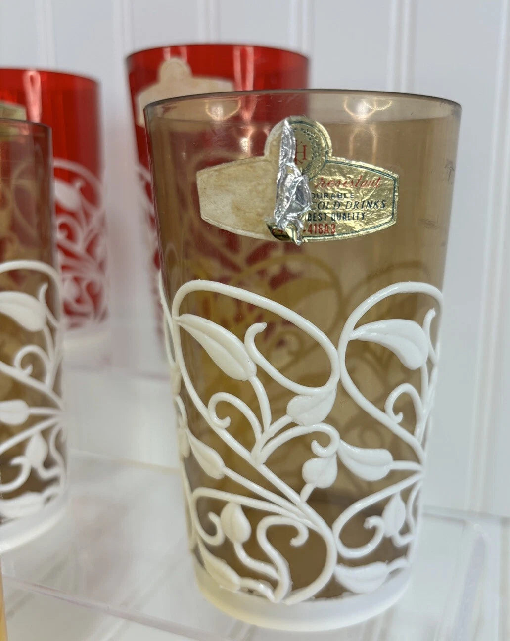 New Vintage cocktail tumblers, KH Hong Kong plastic tumblers, retro barware | eBay