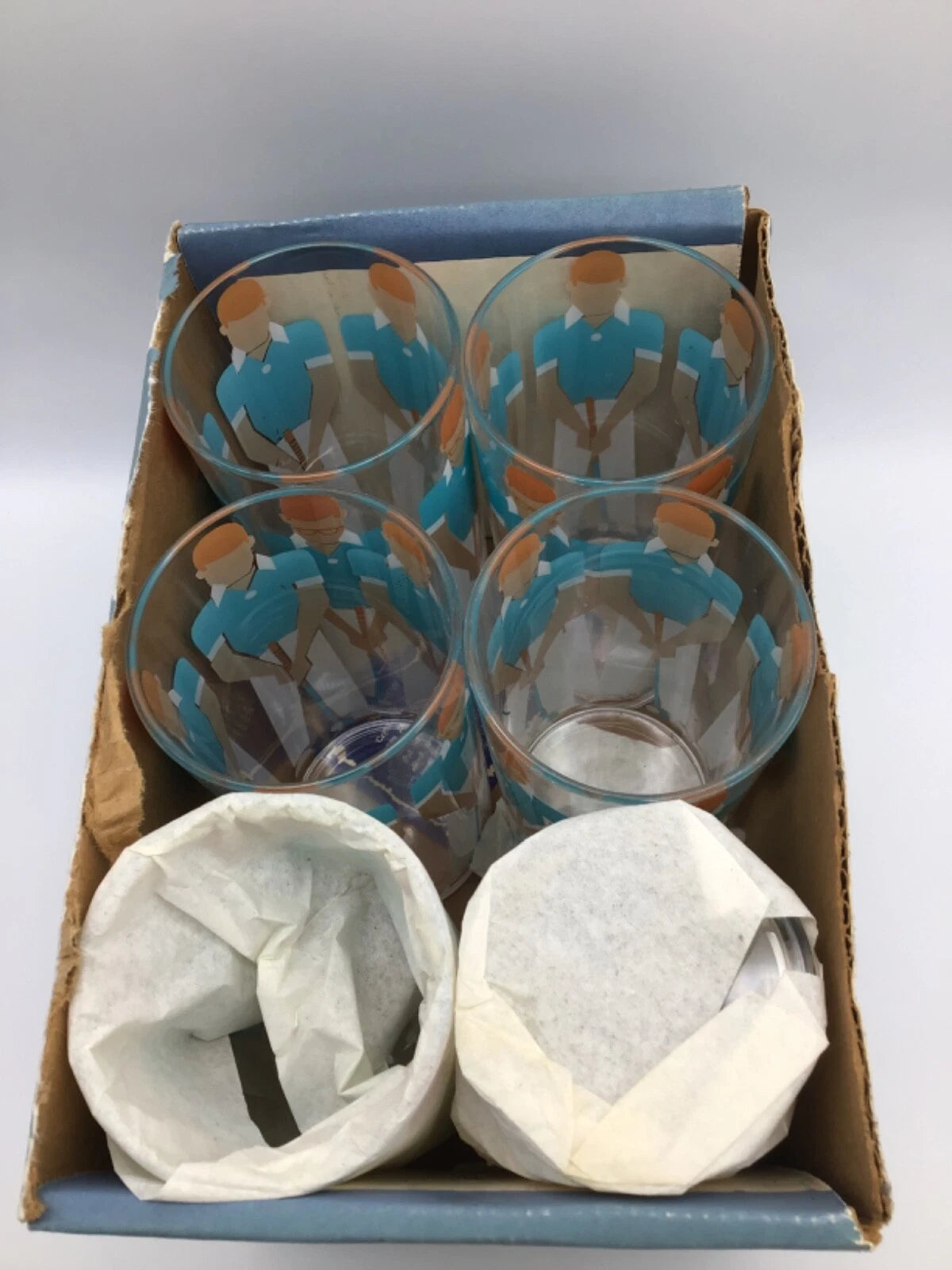 Stotter Golf Theme Large Plastic Glasses Set Of 6 New In Original Box 20 Ounce | eBay