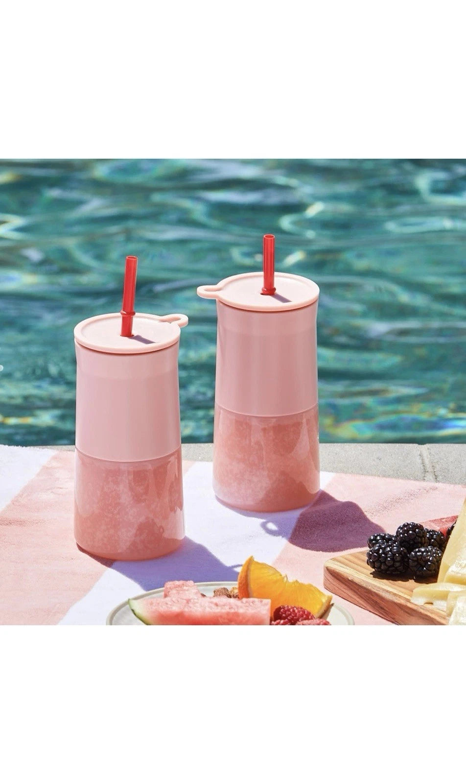 Rabbit Frozen Cocktail Silicone Tumbler, Set of 2, Pink Fill,Freeze,Squeeze,Sip! | eBay