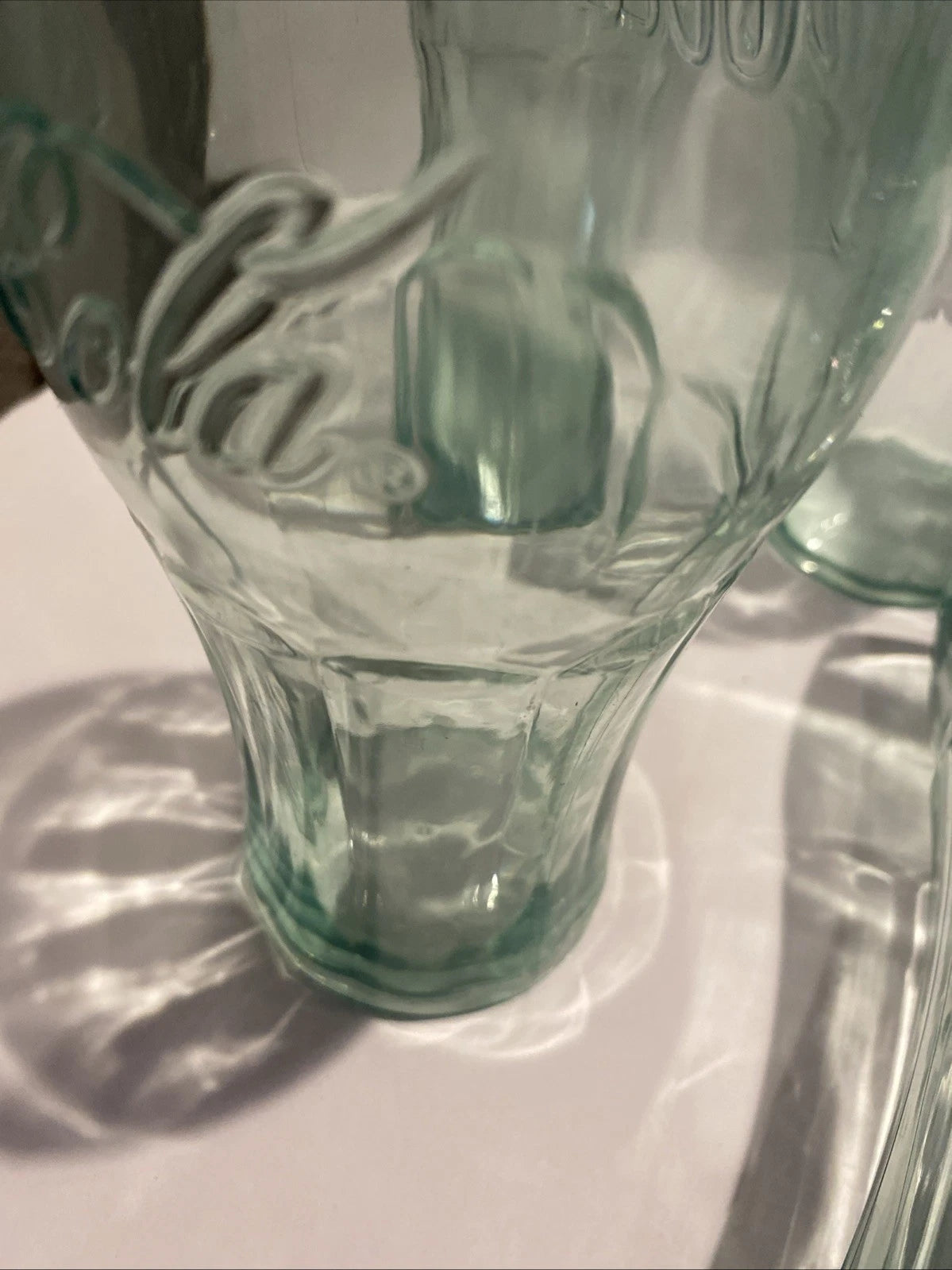 Set of 7 Coca -Cola Green Plastic Tumblers 6” Embossed Logo VTG Style Cups | eBay