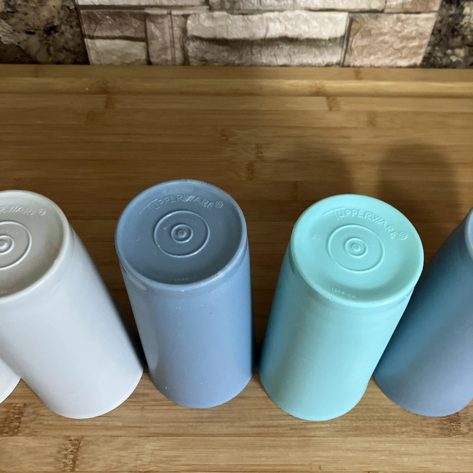 Tupperware Drink Beverage Tumblers Glasses 1348 Set of 6 Vintage Stackable 16 Oz | eBay
