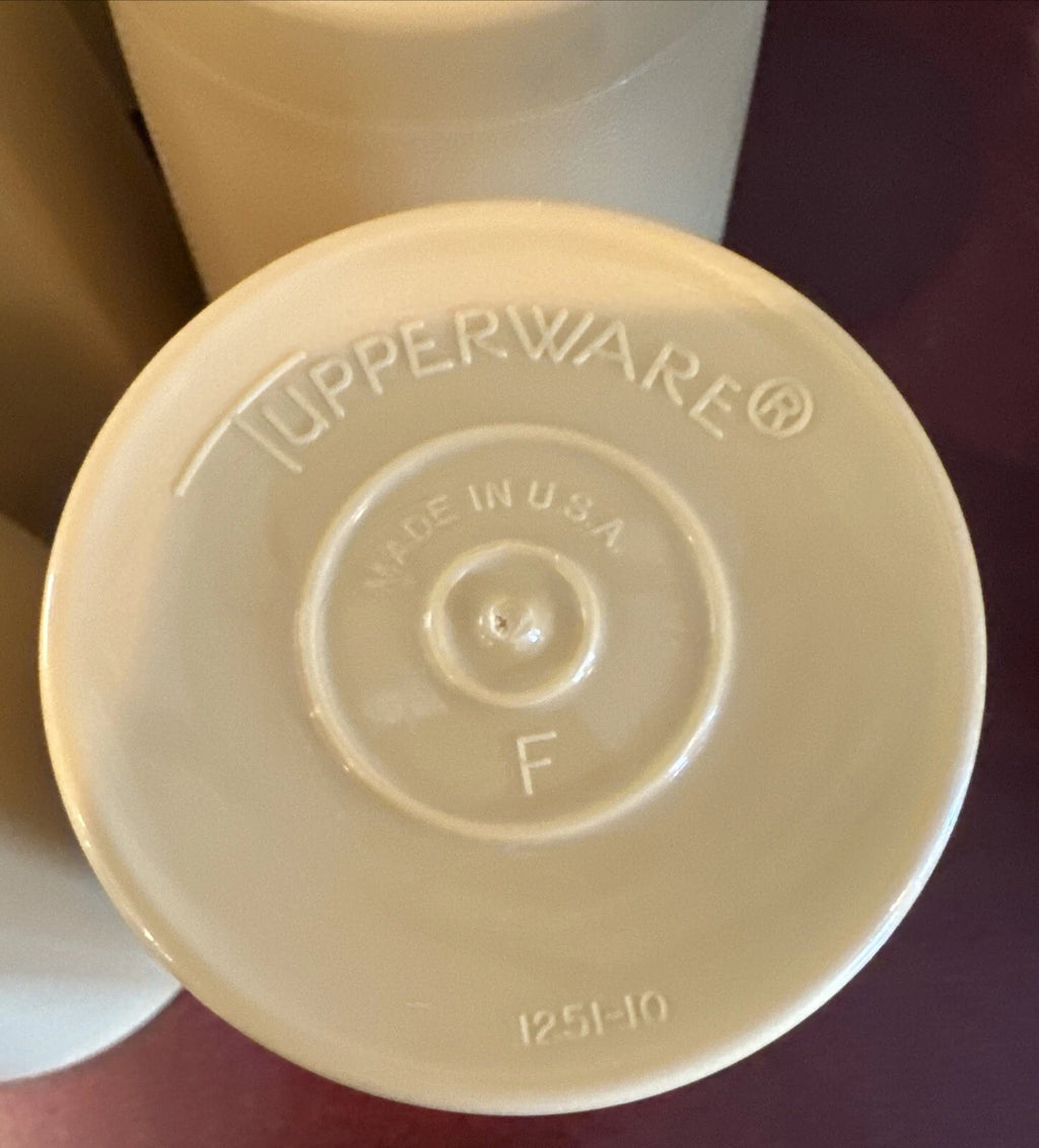 Vintage Tupperware Harvest Gold 6 oz Tumblers Cups #1251 Set of 6 Plastic | eBay