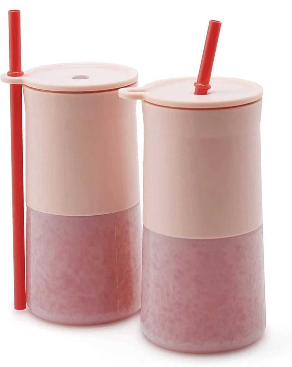 Rabbit Frozen Cocktail Silicone Tumbler, Set of 2, Pink Fill,Freeze,Squeeze,Sip! | eBay