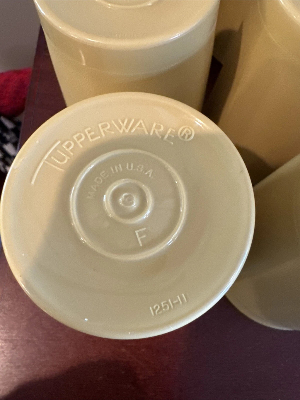 Vintage Tupperware Harvest Gold 6 oz Tumblers Cups #1251 Set of 6 Plastic | eBay